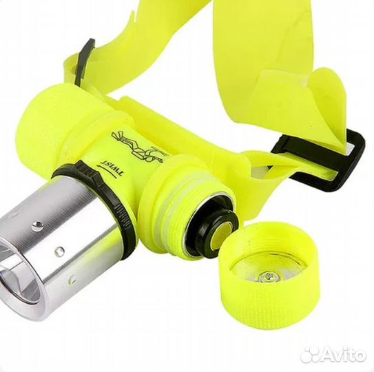 Фонарь подводный налобный для дайвинга