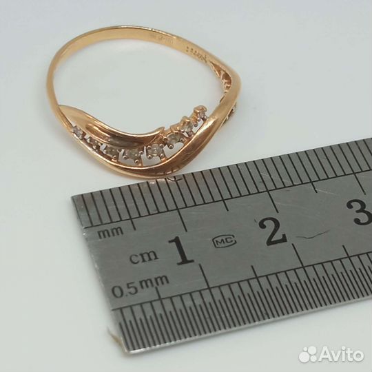 Золотое кольцо 585 пробы