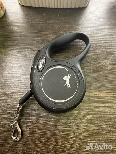 Поводок рулетка 1,5 метра, шлейка размер s