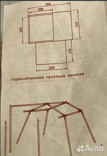 Палатка с тамбуром «Роскош Прим»(Чехословакия)