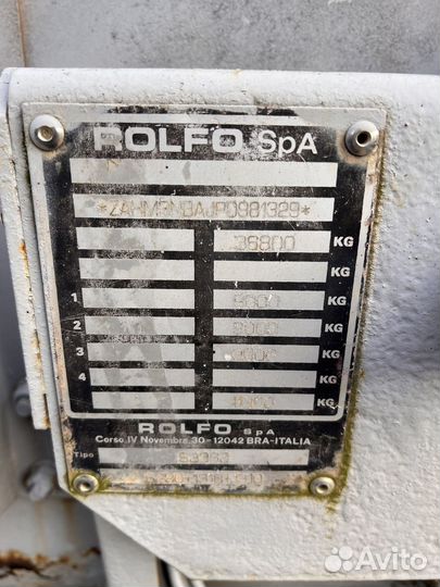 Полуприцеп бортовой Rolfo S3363, 1998