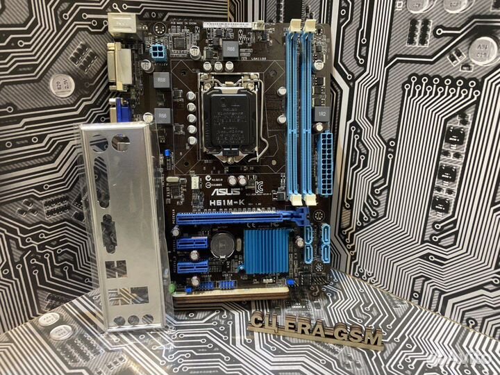 Asus H61M-K (1155) с гарантией