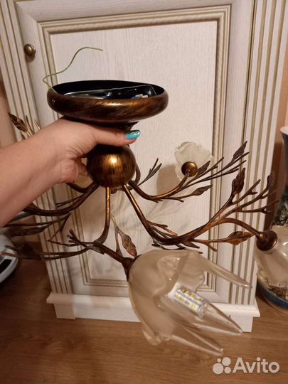 Люстра потолочная бу