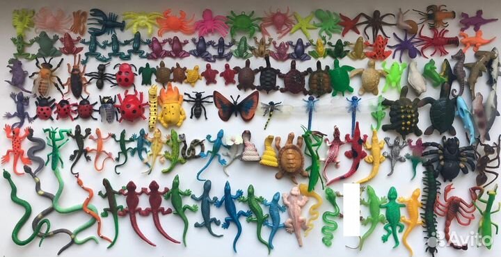 Животные киндер насекомые птицы другие 400+ штук