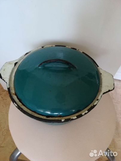 Казан чугунный бу СССР кастрюля