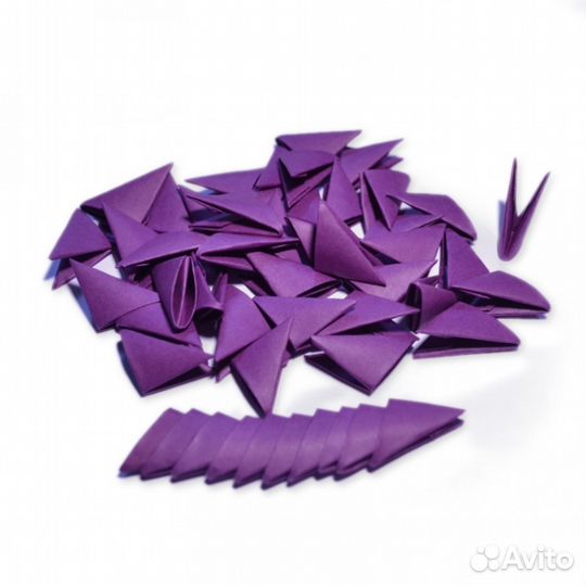 Набор готовых треугольных модулей для оригами