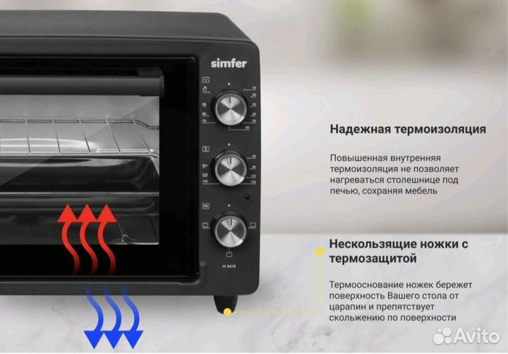 Новая духовая печь Simfer M3416 Albeni Comfort