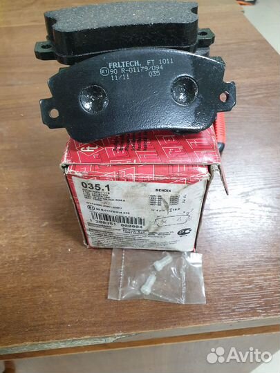 Колодки торм. перед. диск. seat Ibiza