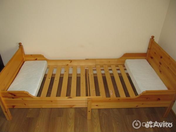 Детская кровать IKEA лексвик раздвижная
