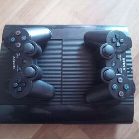 PS3 super slim 500гб +80игр