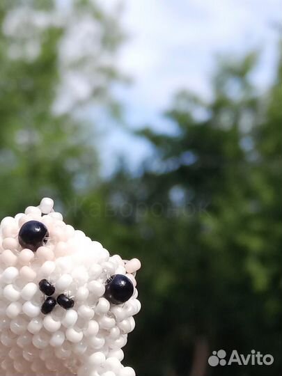 Амигуруми из бисера котик