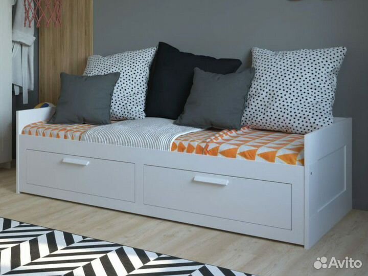 Кровать икеа с матрасом