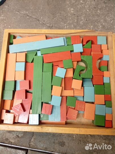 Конструктор СССР деревянный