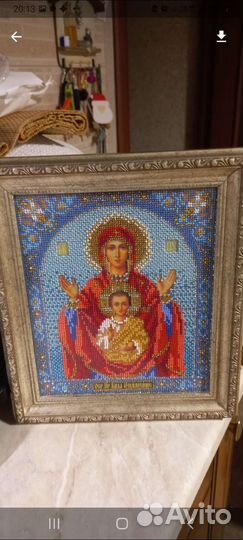 Иконы вышитые бисером