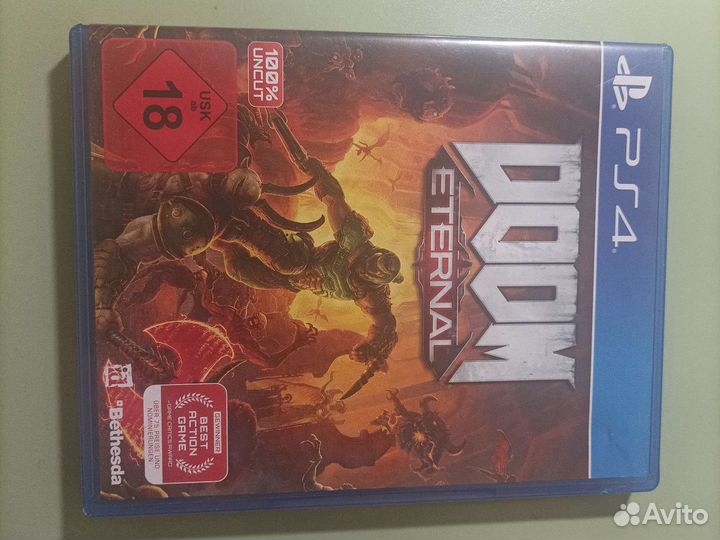 Doom Eternal (PS4) Полностью на русском (Б/У)
