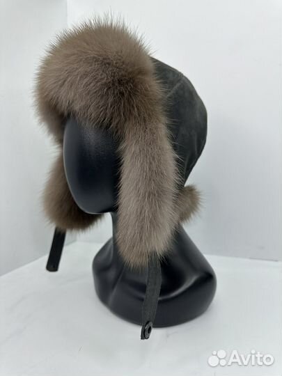 Шапка ушанка женская