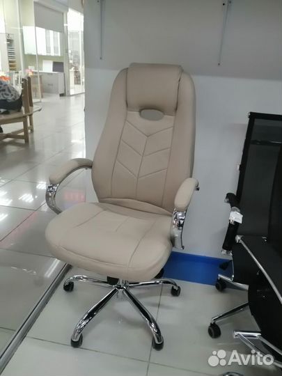 Кресло Everprof Drift M экокожа коричневый