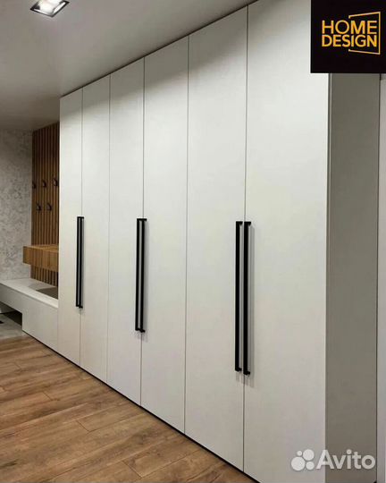 Шкаф распашной с фрезеровкой