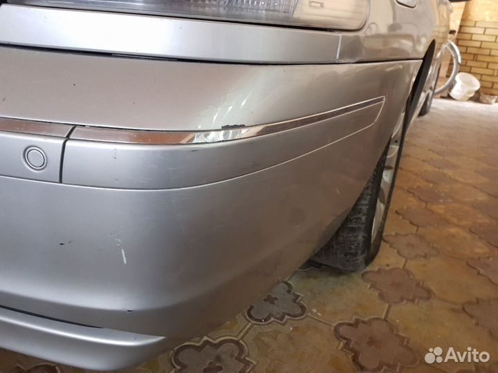 Молдинги хромированные задний бампер