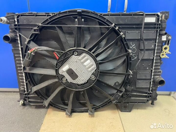 Диффузор с вентилятором радиатора Land Rover