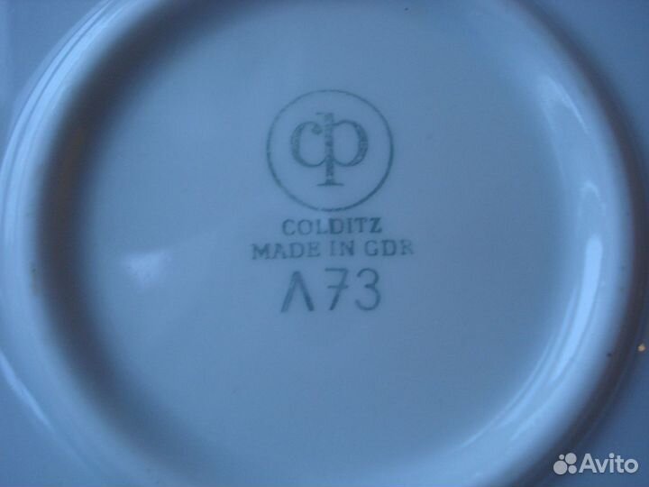 Столовый сервиз 16 пр гдр Кольдиц фарфор