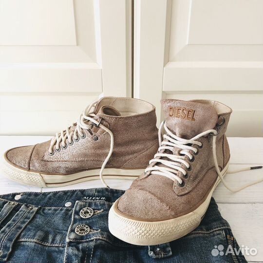Кеды diesel 37 натуральная кожа оригинал
