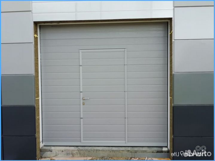 Автоматические секционные гаражные ворота