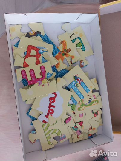 Пазлы алфавит крупные