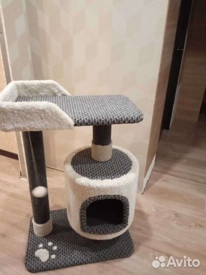 Домик для кошки с когтеточкой