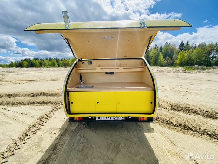 Аренда прицепа капли, аренда каравана, автодома