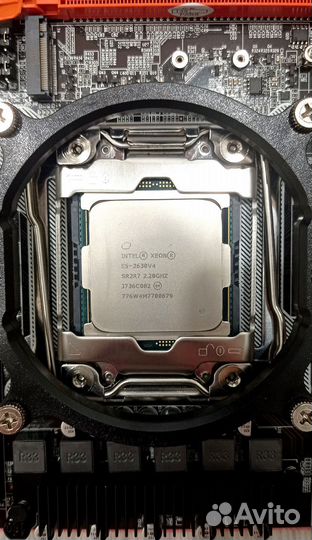 Игровой комплект Intel Xeon + X99 +DDR4 16gb+кулер