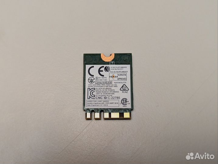 Wi-Fi + Bluetooth модуль Realtek RTL8822CE