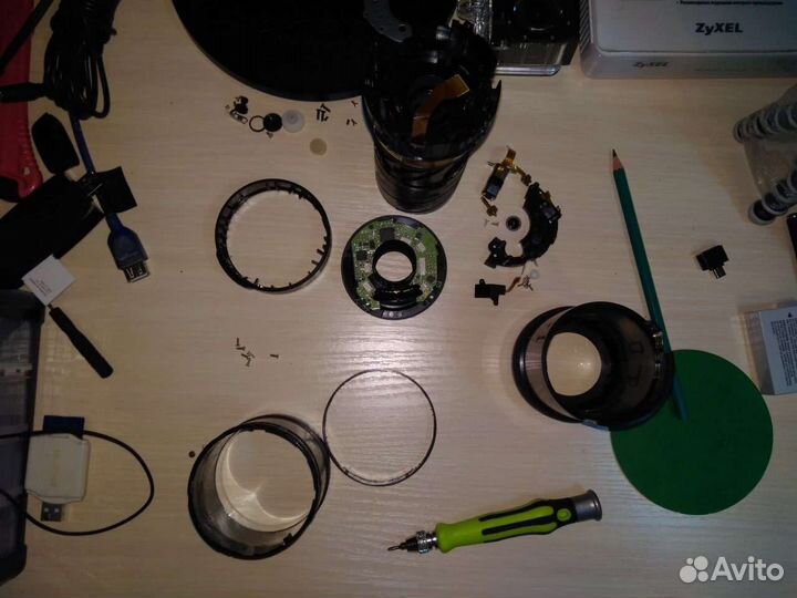 Объектив Canon EF-S 55-250mm f/4-5,6 IS II на запч