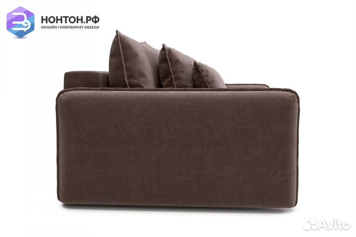 Диван тик-так Антей 3-х местный коричневый