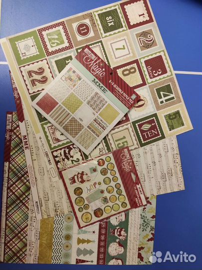 MME Mistletoe magic бумага, брадсы, листы