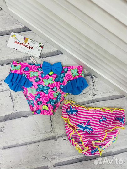 Купальные плавки для девочки,новые 74-104см