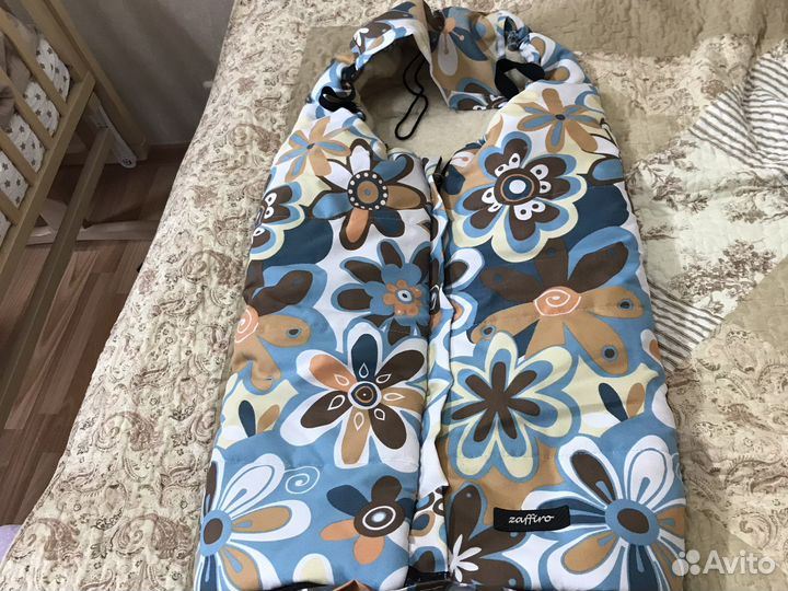 Теплый конверт в коляску или сани