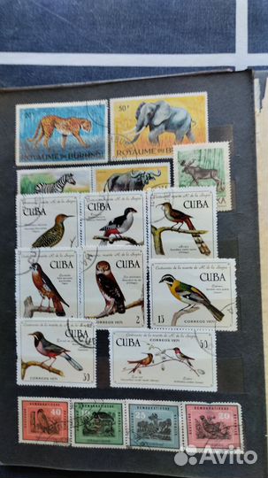 Коллекция марок разной тематики