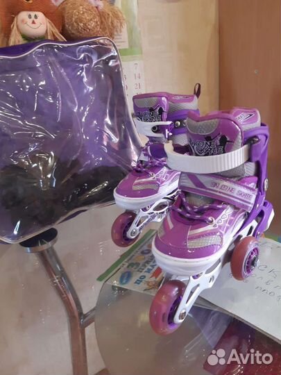 Ролики для девочек 32 33 размер