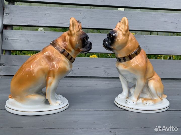 Собаки фарфоровые статуэтки