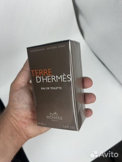 Terre d hermes мужские духи 50 франция