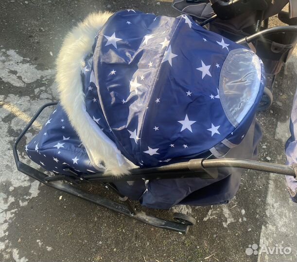 Коляска санки