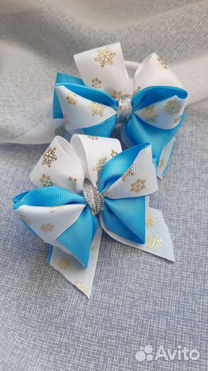 Бантики ручной работы для волос