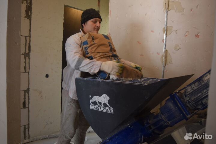 Штукатурная станция 220/380v MixPlaster Б/У