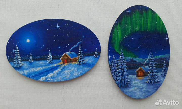 Магнит на холодильник(сувенир) ручная роспись