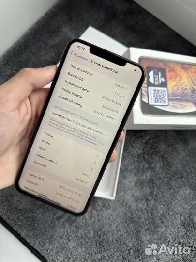iPhone Xs Max, 256 ГБ