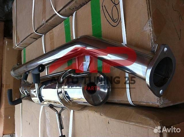 Выхлопная трасса - Nissan Silvia S14 76мм