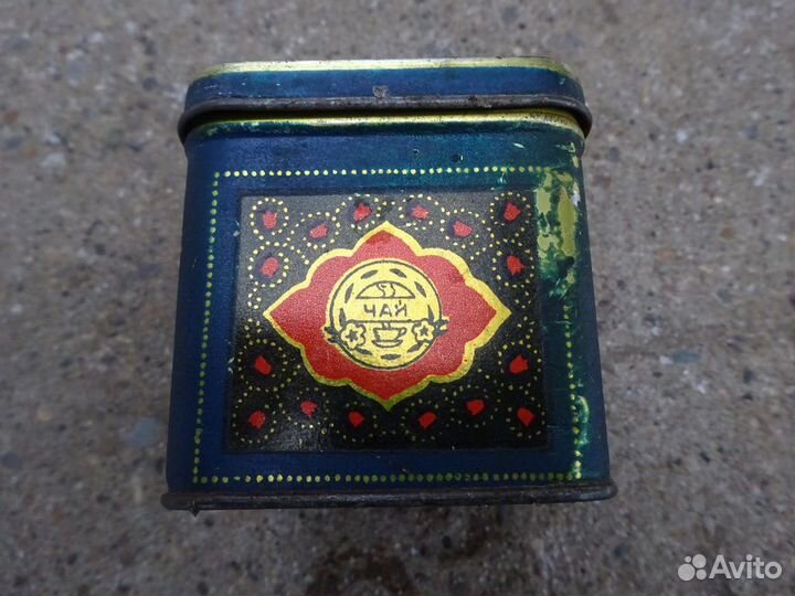 Коробка СССР под чай.Жесть