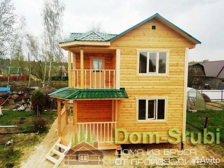 Карабаново-Хорошая надёжная Баня из бруса Б-22 6х6