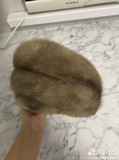 Шапка норковая женская бу 54/55